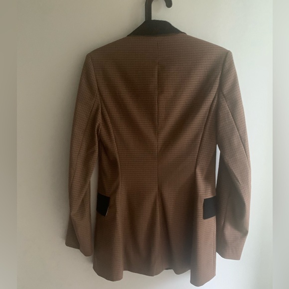 ROSETTA GETTY Peak Lapel Houndstooth Jacket - Size 2 - NWT Retail $1690! - Picture 2 of 5